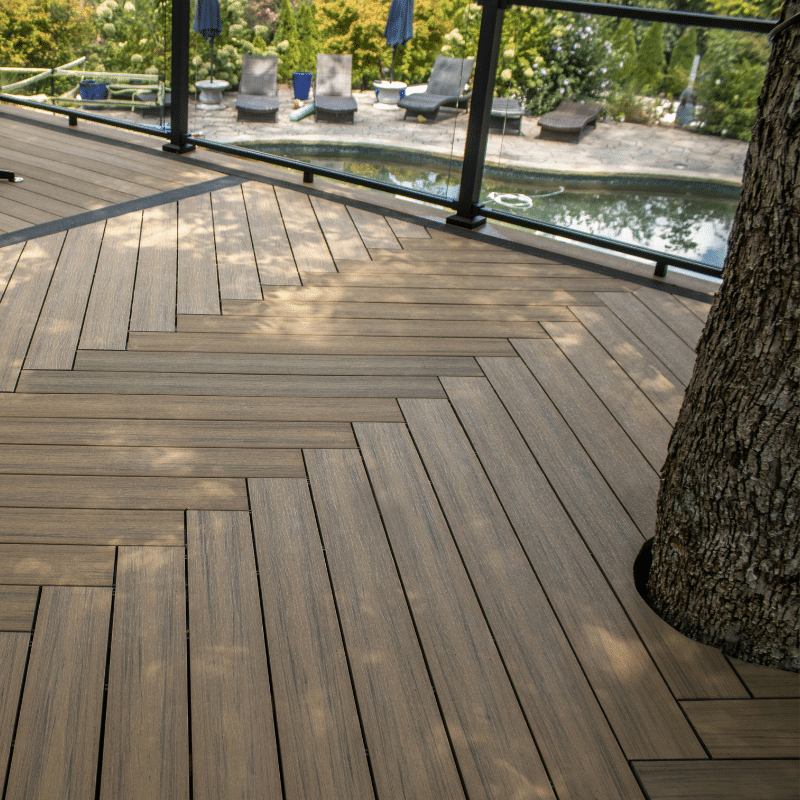 Georgia Herringbone Deck