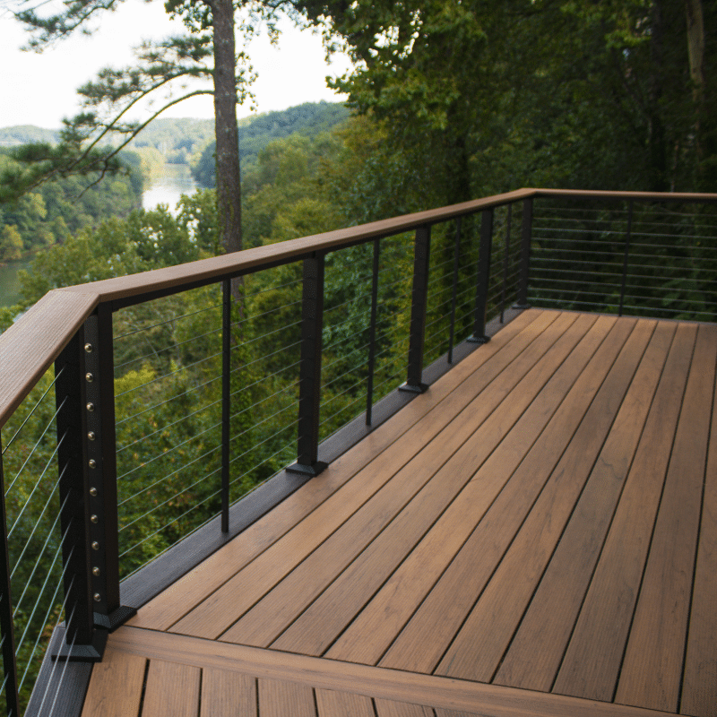 Georgia Lake House Deck