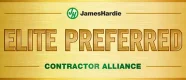 James Hardie Elite Preferred Contractor Logo for Nelson Exteriors